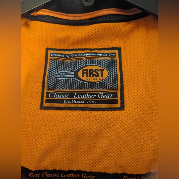 First Classics Leather Jacket Youth Size Small - Picture 4 of 5